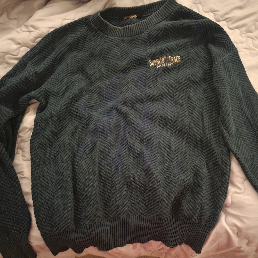 Green Buffalo trace sweater